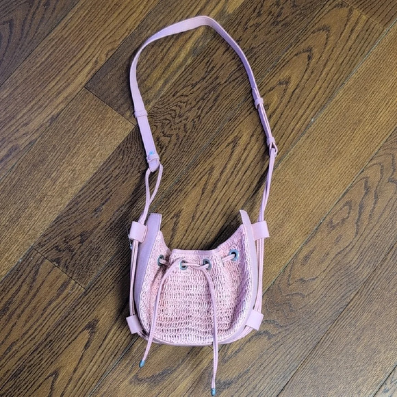 Free People Pink - NWOT Cabana Crossbody Bag - Picture 2 of 4